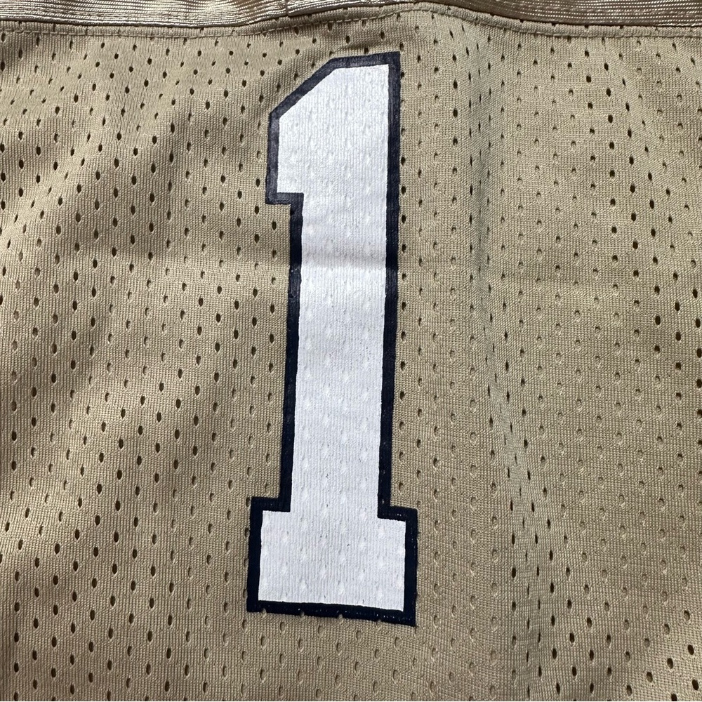 Vintage Nike Pittsburgh Panthers Infant Jersey #1 Gold 6-9M NCAA Team Pitt - Picture 10 of 12